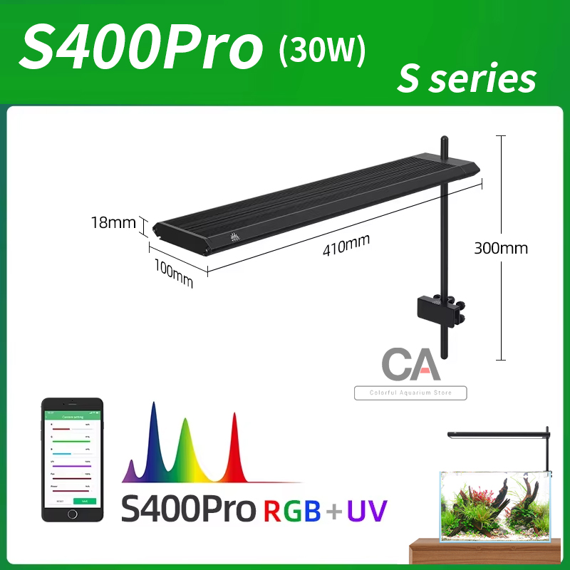 Aquarium Planted Tank Light - WEEK AQUA S Serie RGB+UV Vollspektrum