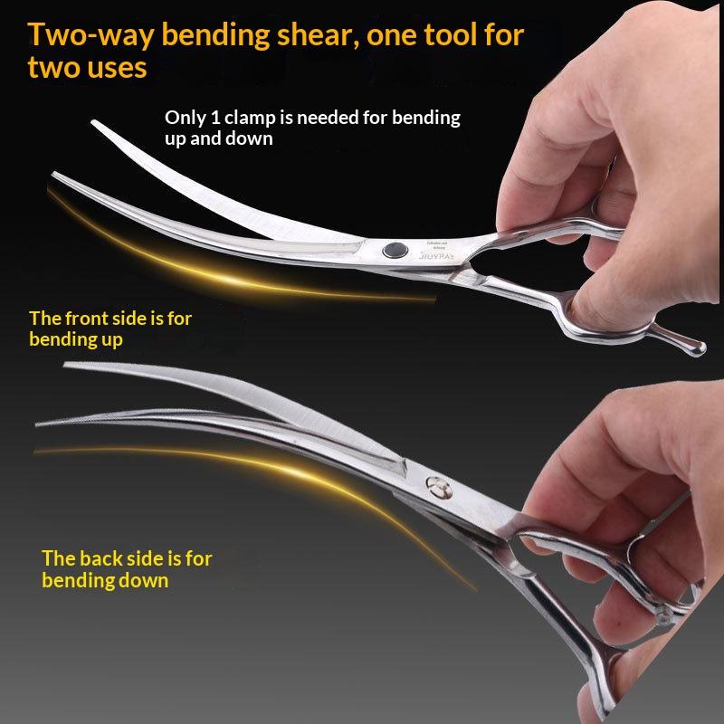 Trimming Scissor Set - 1 Stück Professionelle Trimm-Schere Gebogene Schere