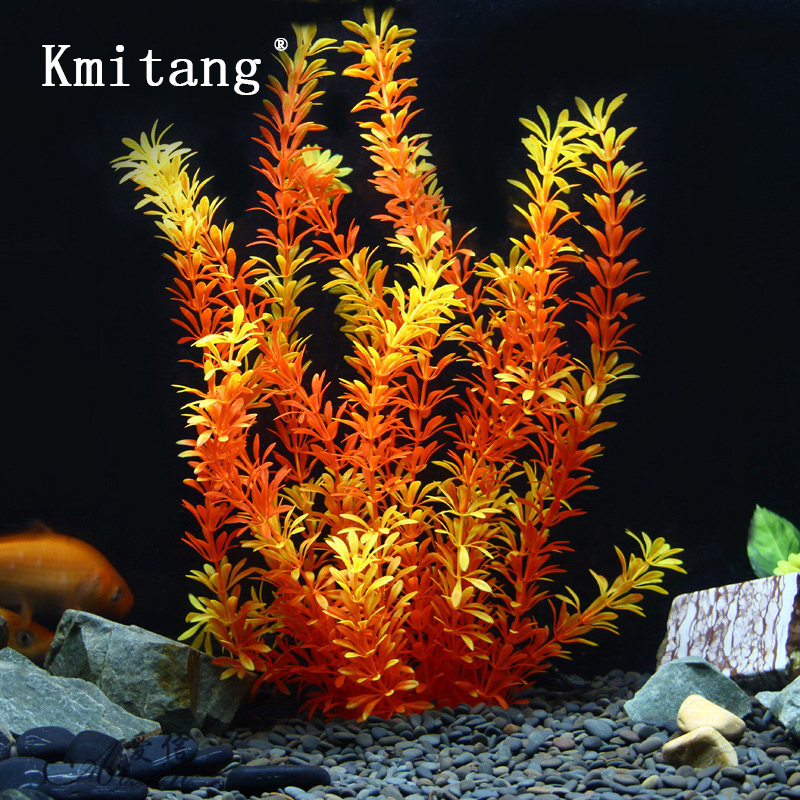 Aquarium Planted Tree - 100cm Tropische Pflanzen, Große Künstliche Wasserpflanzen,
