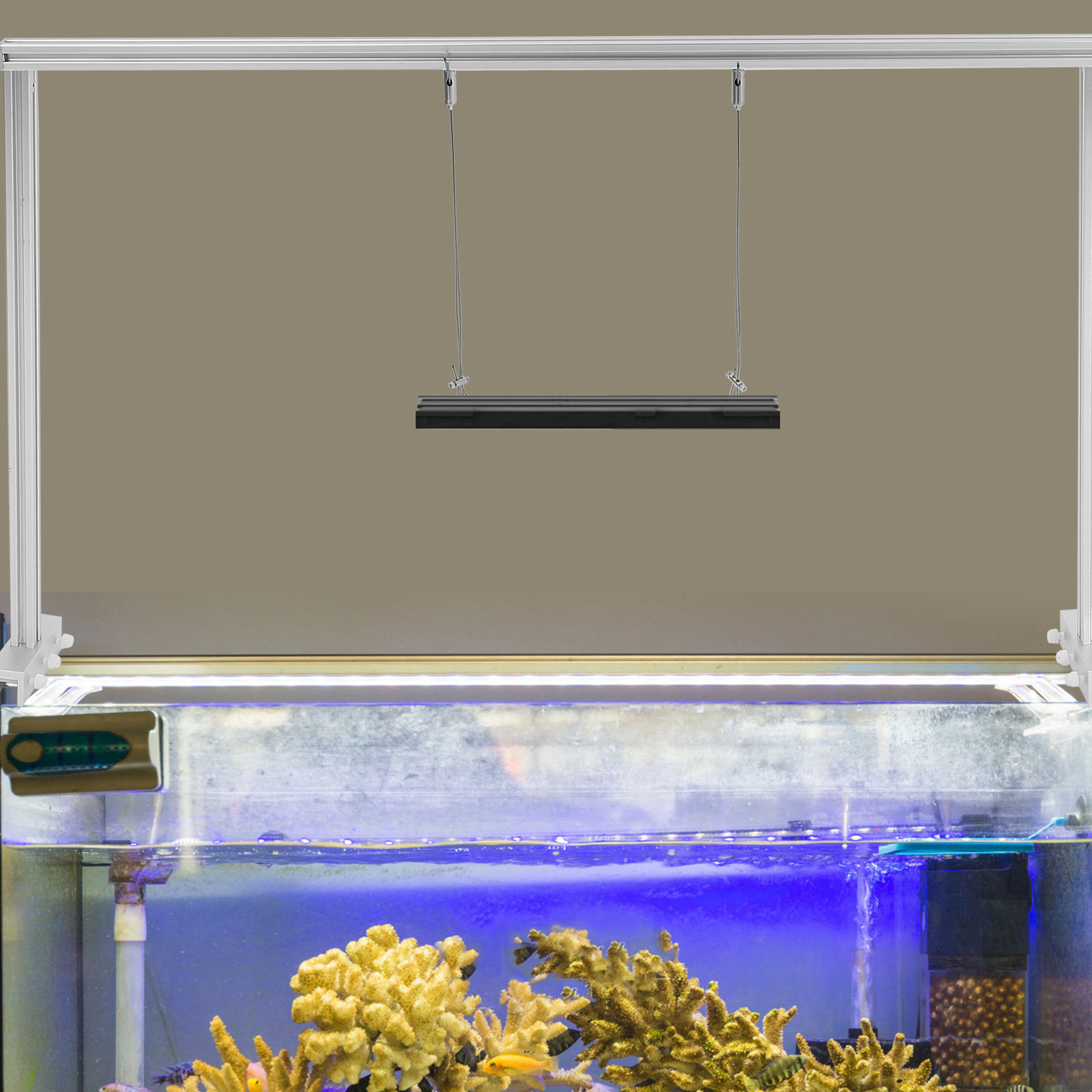 Planted Aquarium Hanging Light - 1 Set Aquarium-Lichthalterung, stabile Hängehalterung für