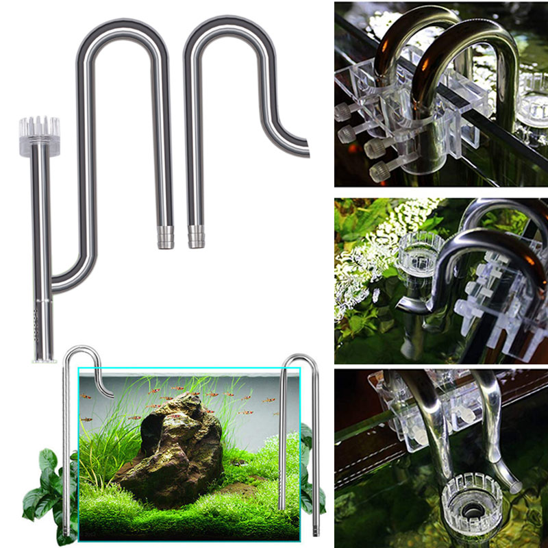 Planted Aquarium Best Fish - Neue Fisch Tank Lily Rohr Edelstahl