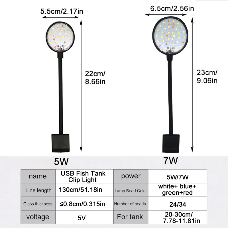 USB Aquarium LED Lampe Aquariu – Aquarium Planted Tank Light Bewertung und Preis