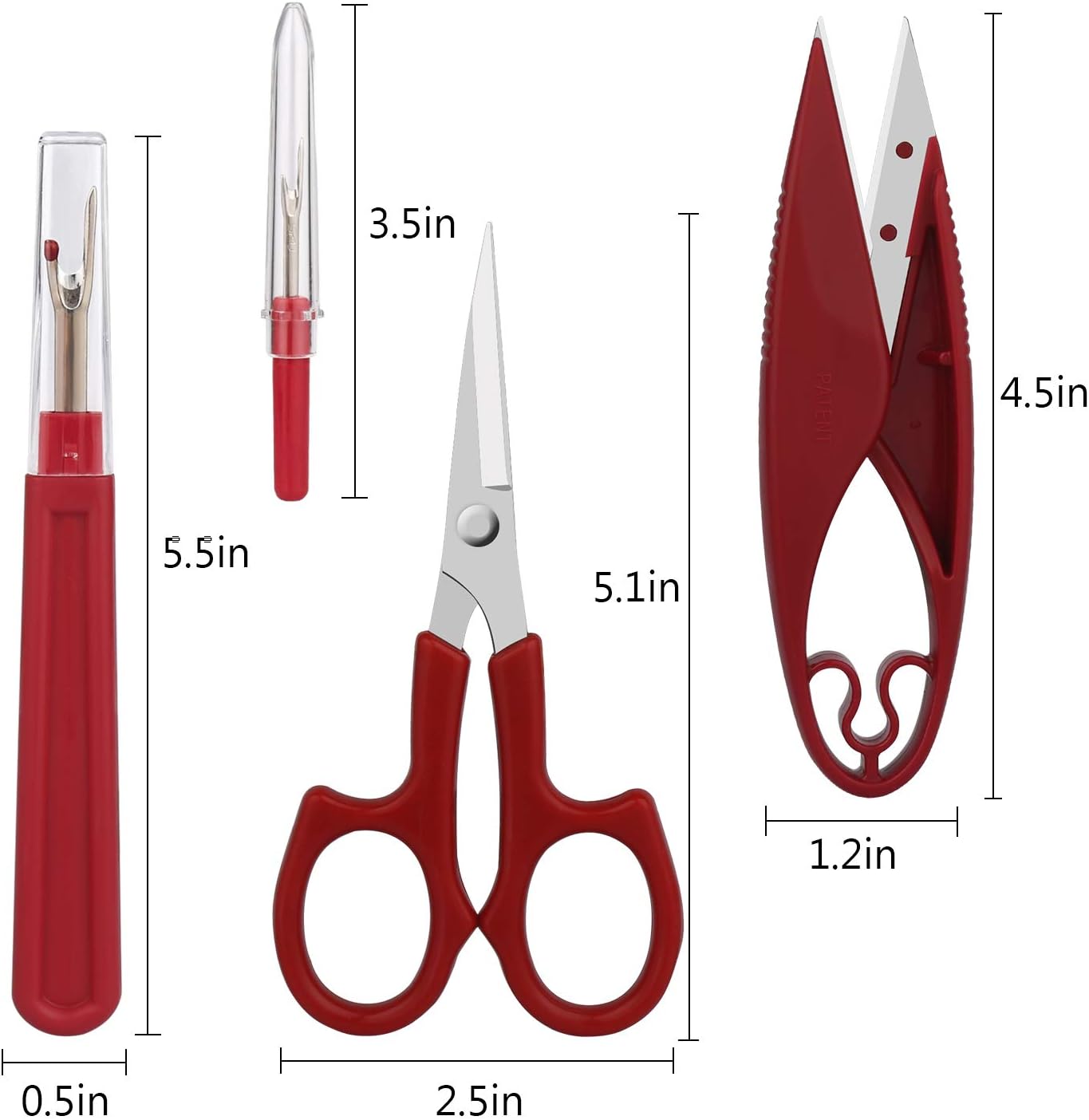 1 Satz Nähnaht-Aufreiß werkzeu – Trimming Scissor Set Bewertung und Preis