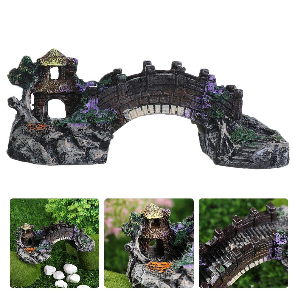 Künstliche Brücke aus Harz für – Aquarium Planted Tree Bewertung und Preis
