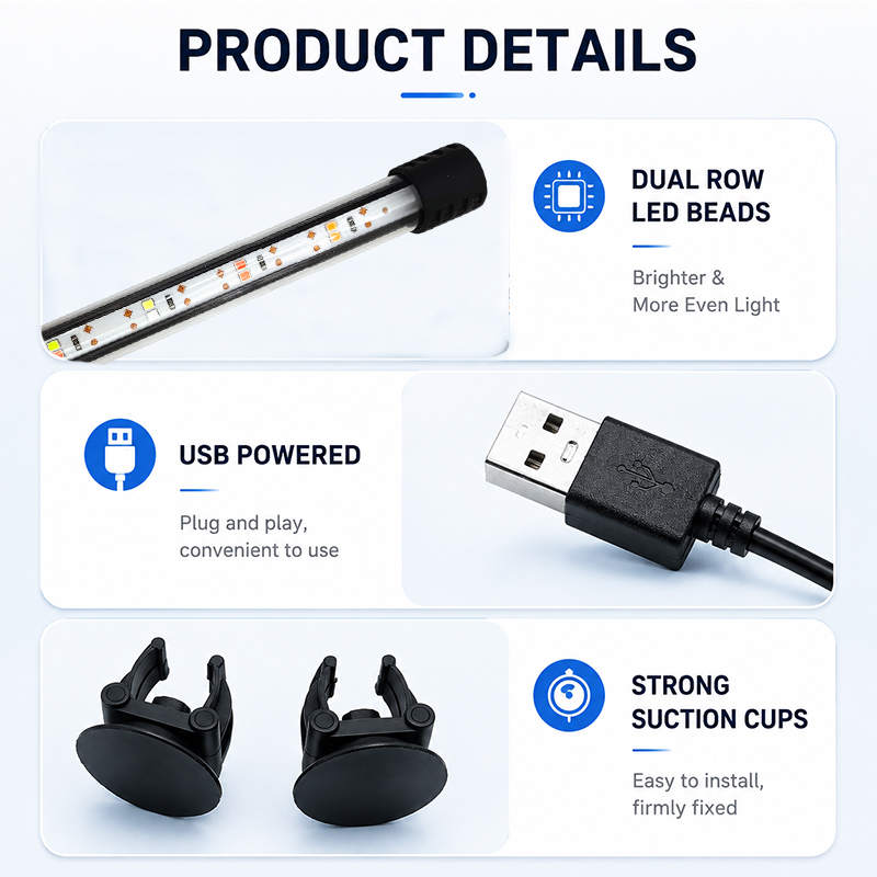 18-58cm USB Vollspektrum Aquar – Aquarium Planted Tank Light Bewertung und Preis