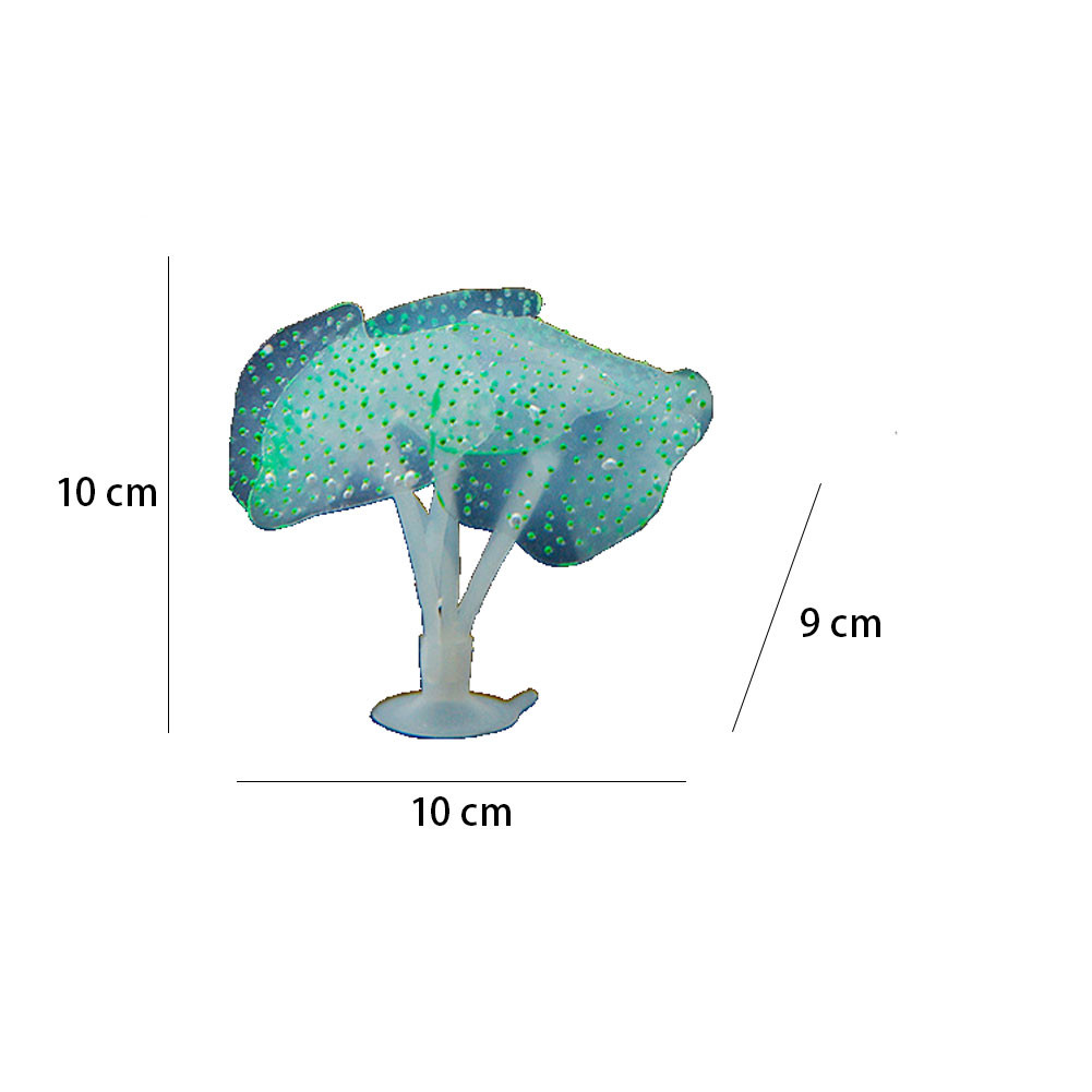 1Pcs Leuchtende Anemone Künstl – Aquarium Planted Fish Tank Bewertung und Preis