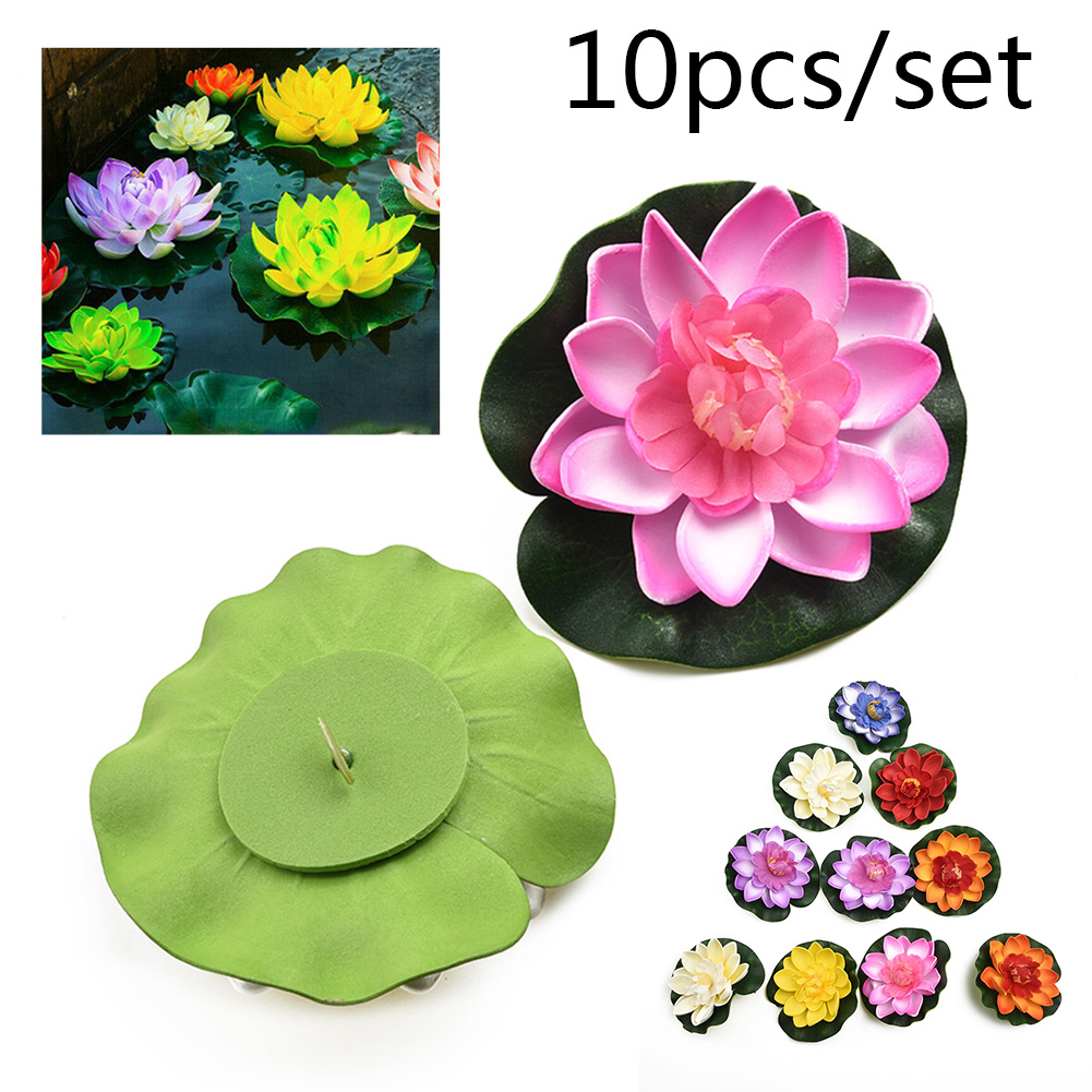 Künstliche Lotusblumen auf EVA – Aquarium Plant Red Lotus Bewertung und Preis