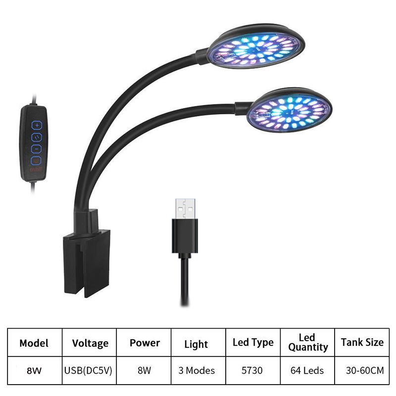 USB-Aquarium-LED-Licht, Aquari – Aquarium Planted Tank Light Bewertung und Preis
