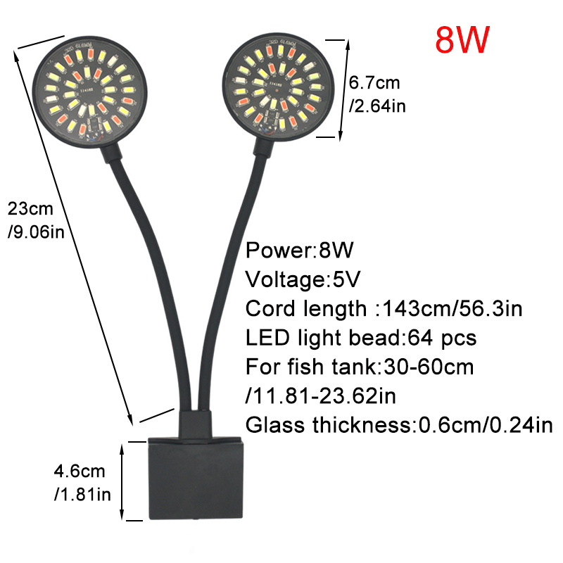 USB-Aquarium-LED-Licht, Aquari – Aquarium Planted Tank Light Bewertung und Preis