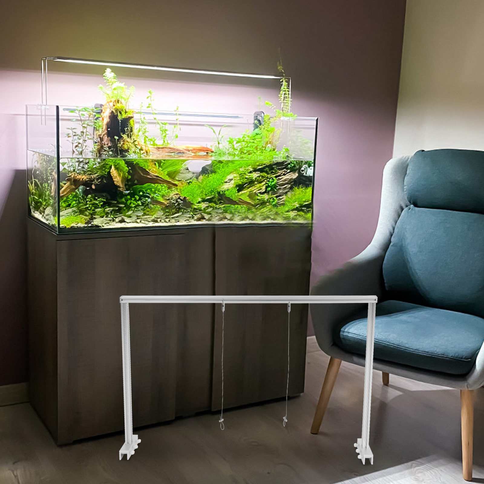 1 Set Aquarium-Lichthalterung, – Planted Aquarium Hanging Light Bewertung und Preis