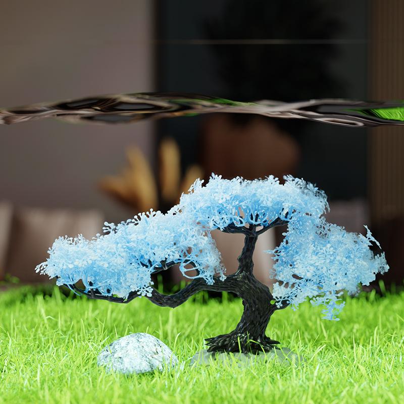 Simulierte Bäume Künstliche Pl – Aquarium Planted Tree Bewertung und Preis